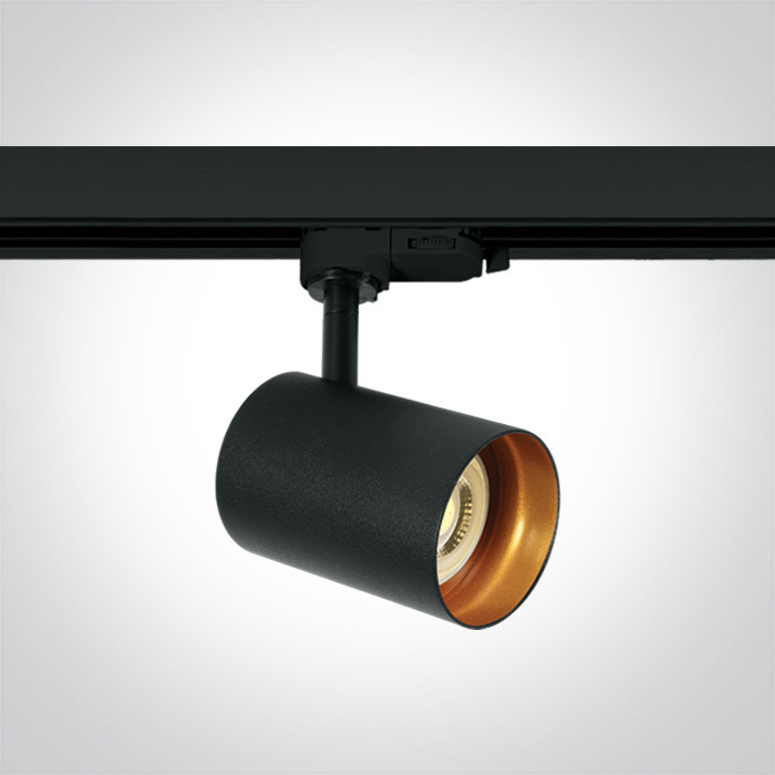 65105NT/B czarny track spot  range GU10 dark light 10W