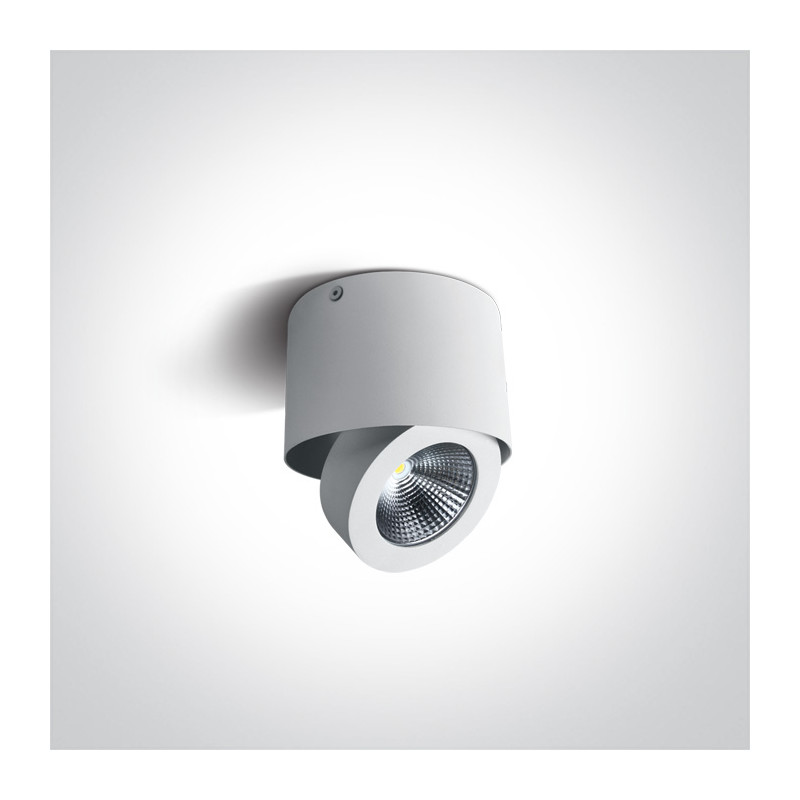 65110A/W/W biała oprawa sufitowa COB 10W  zasilacz w zestawie