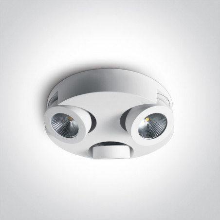 65110E/W/W biała lampa sufitowa COB 3000K 3x10W zasilacz w zestawie