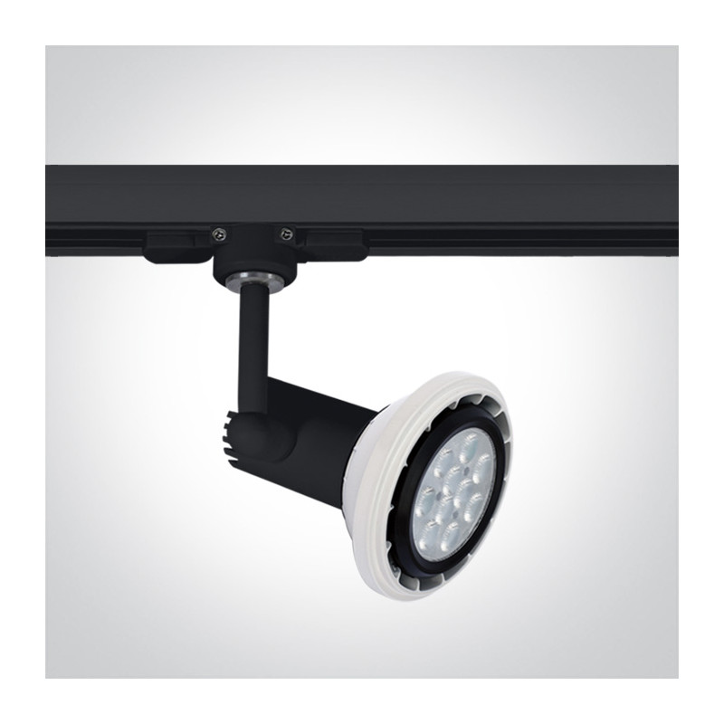 65118AT/B czarny track spot  range GU10 R111 50W