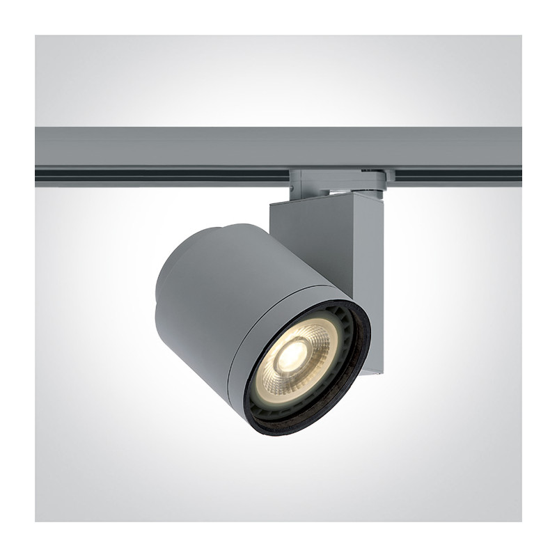 65514T/G szary track spot  GU10 R111 75W