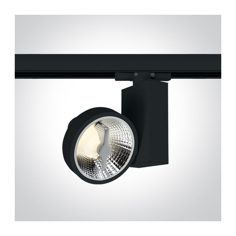 65518T/B czarny track spot  range GU10 R111 50W