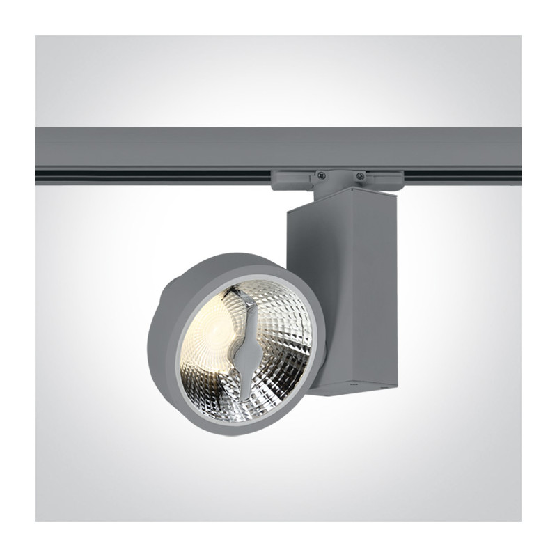 65518T/G szary track spot  range GU10 R111 50W