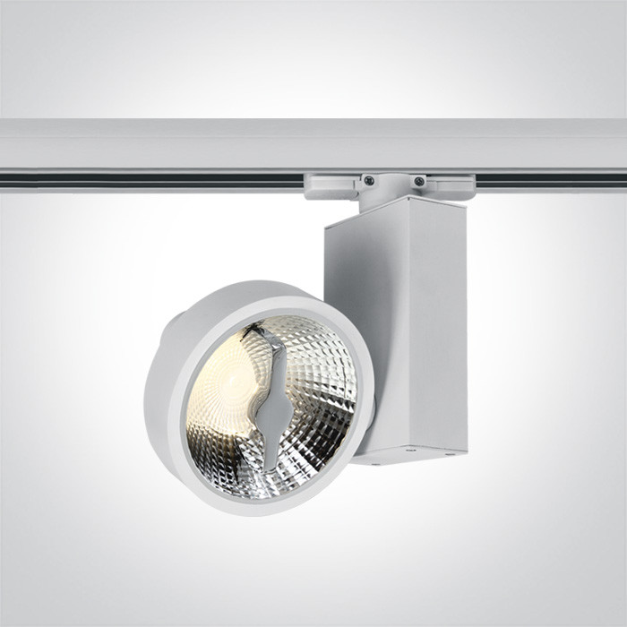 65518T/W biały track spot  range GU10 R111 50W