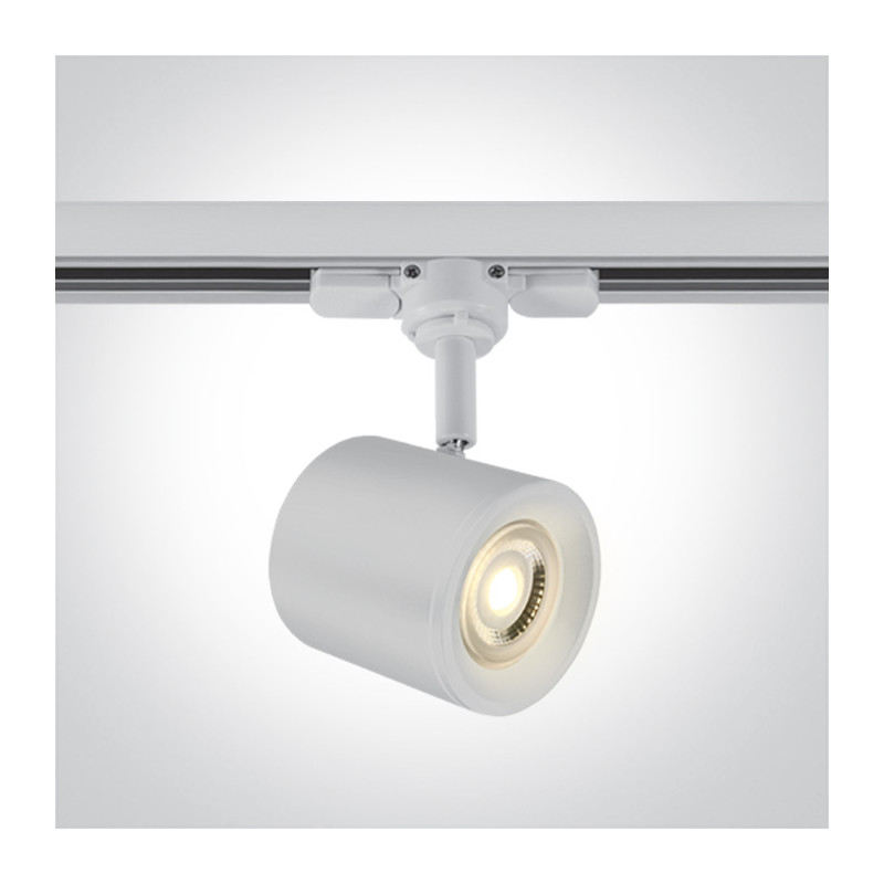 65520T/W biały track spot  range GU10 20W