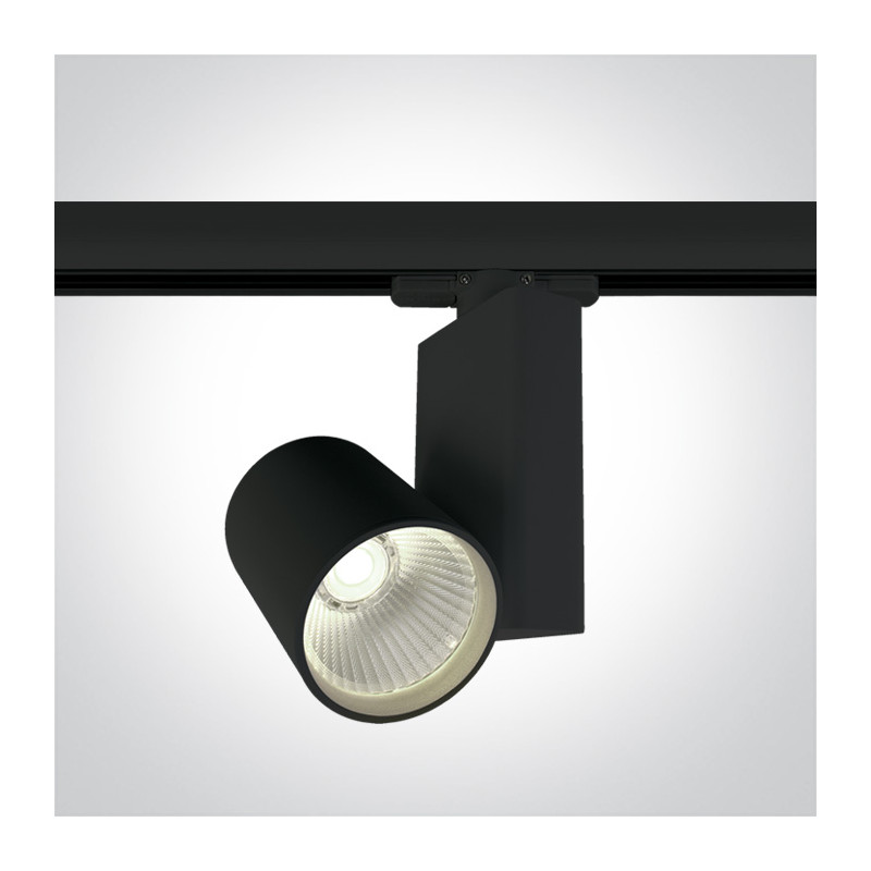 65611NT/B/C czarny track spot COB LED 4000K 15W zasilacz w zestawie