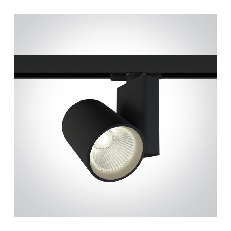 65612NT/B/C czarny track spot COB LED 4000K 30W zasilacz w zestawie