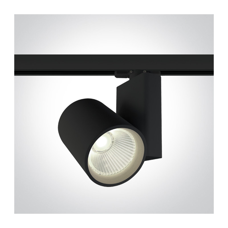 65614NT/B/C czarny track spot COB LED 4000K 42W zasilacz w zestawie