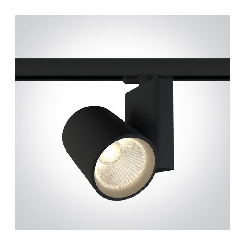 65614NT/B/W czarny track spot COB LED 3000K 42W zasilacz w zestawie