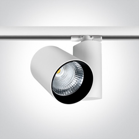 65640BT/W/W biały track spot COB LED 3000K 36W elektroniczny zasilacz o wysokiej częstotliwości w zestawie