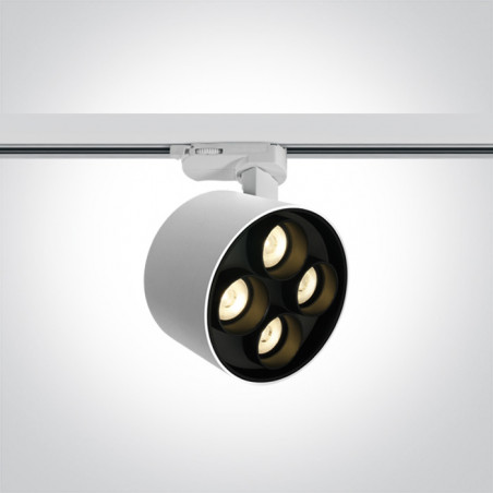 65656CT/W/W biały reflektorek track spot SMD LED 3000K  24W 230V dark light zasilacz 700mA w komplecie