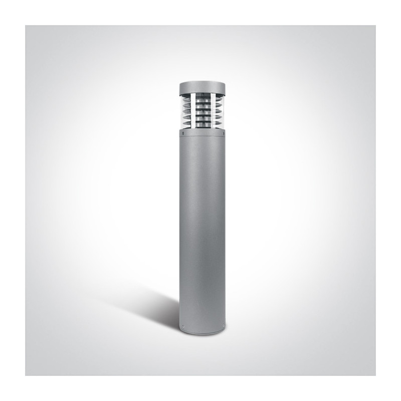 67034/G/W szara lampa ogrodowa LED 3000K 15W IP54 nieściemnialny zasilacz LED w zestawie