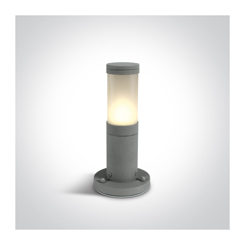 67090/G szara lampa ogrodowa 15W E27 IP54