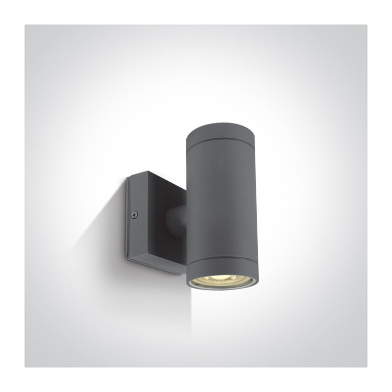 67130/AN zewnętrzny cylinder ścienny w kolorze antracyt 2x35W GU10 IP54