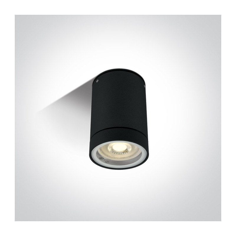 67130C/B czarny zewnętrzny cylinder sufitowy 35W MR16 GU10