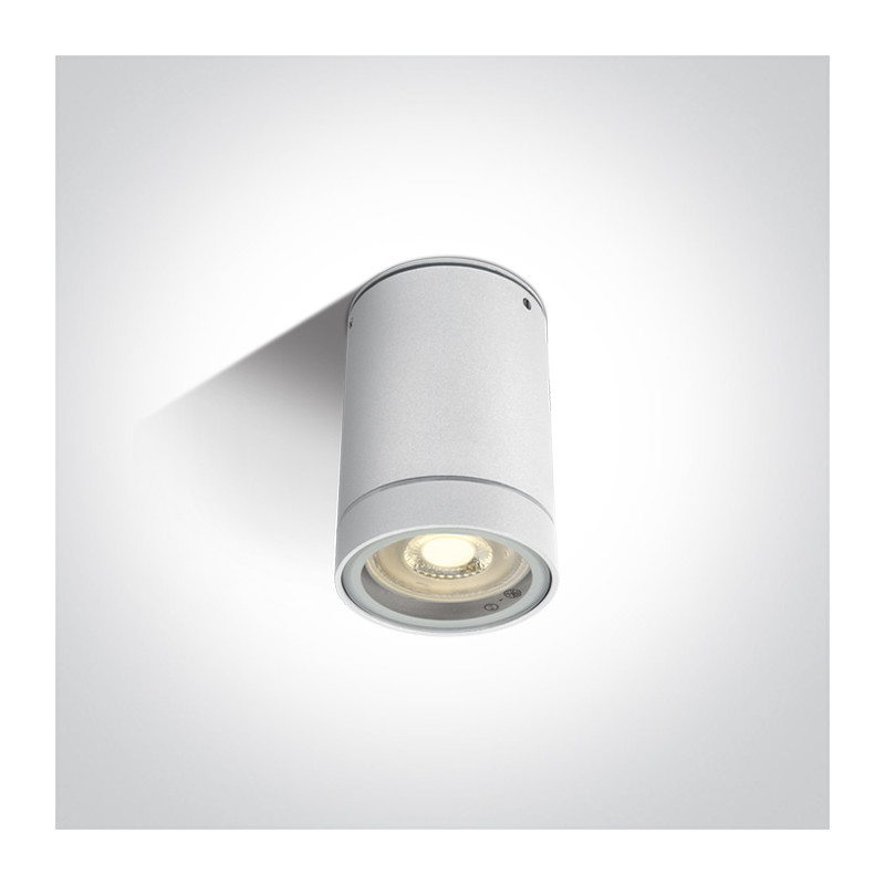 67130C/W biały zewnętrzny cylinder sufitowy 35W MR16 GU10