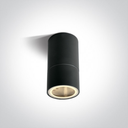 67130CD/B czarny zewnętrzny cylinder sufitowy dark light 35W, GU10 MR16  IP54