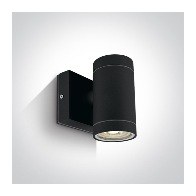 67130E/B czarny zewnętrzny cylinder ścienny 35W MR16 GU10
