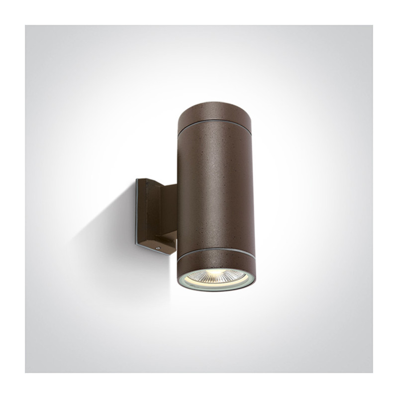 67132/BR brązowy zewnętrzny cylinder ścienny 2x75W E27 PAR30  IP54