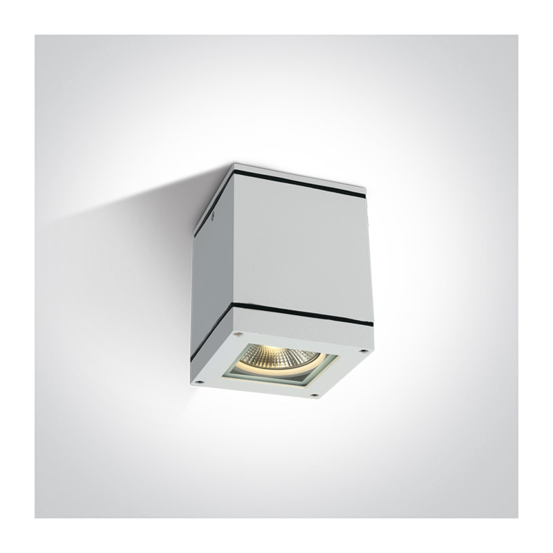 67132D/W biały zewnętrzny kinkiet 75W PAR30 E27