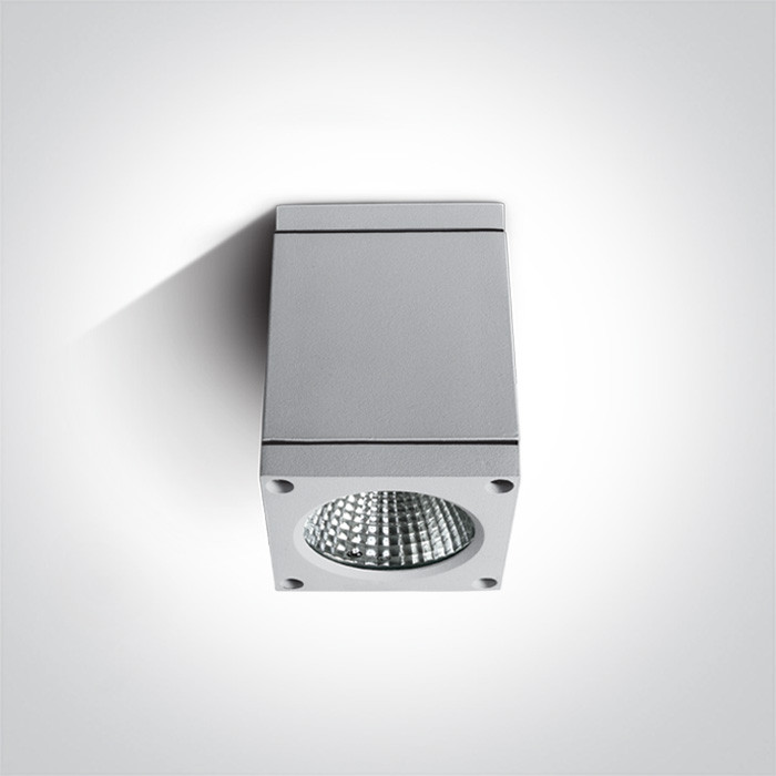 67138D/W/W biała zewnętrzna oprawa sufitowa 3000K 6W IP54 zasilacz w zestawie