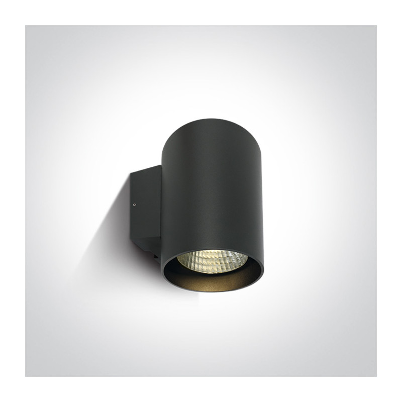 67138EL/AN/W zewnętrzny cylinder ścienny w kolorze antracyt 3000K 20W IP65 AC LED