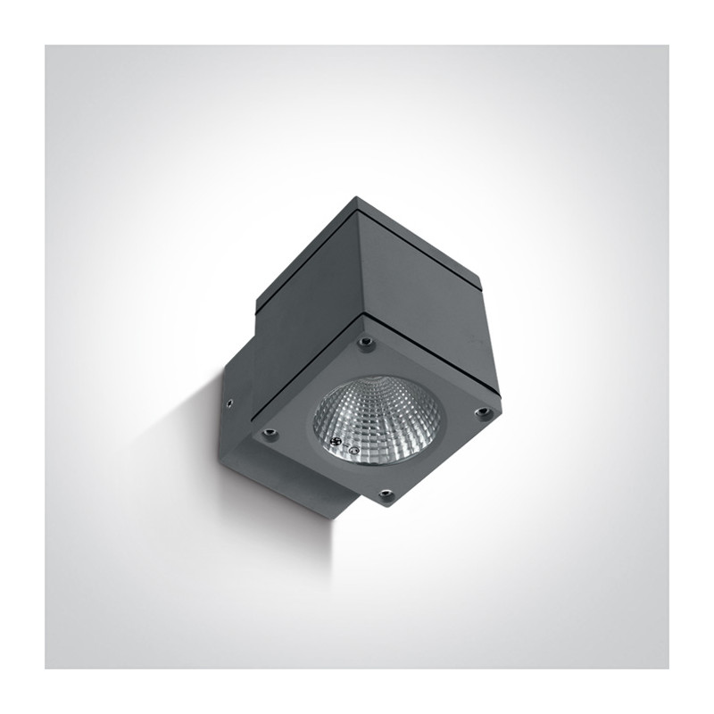 67138F/AN/W zewnętrzny kinkiet w kolorze antracyt 3000K 6W IP54 zasilacz w zestawie