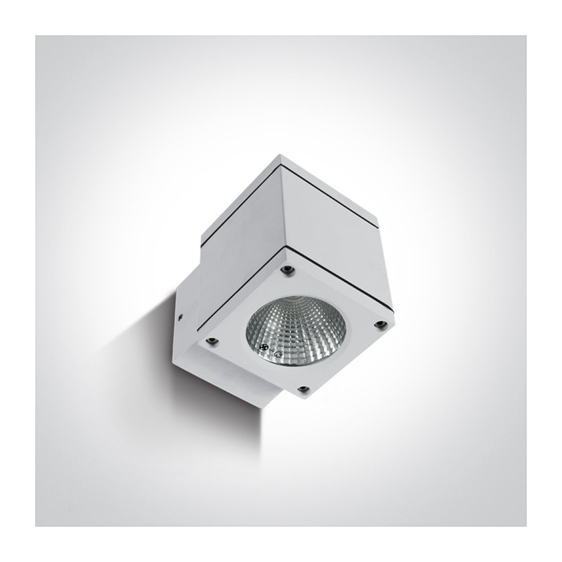 67138F/W/W biały zewnętrzny kinkiet 3000K 6W IP54 zasilacz w zestawie