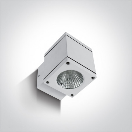 67138F/W/W biały zewnętrzny kinkiet 3000K 6W IP54 zasilacz w zestawie