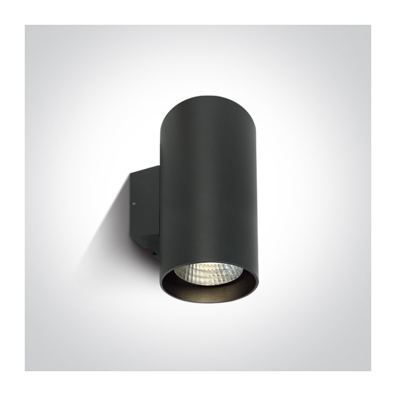 67138L/AN/C zewnętrzny cylinder ścienny w kolorze antracyt  4000K 2x20W IP65 AC LED