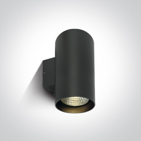 67138L/AN/W zewnętrzny cylinder ścienny w kolorze antracyt  3000K 2x20W IP65 AC LED