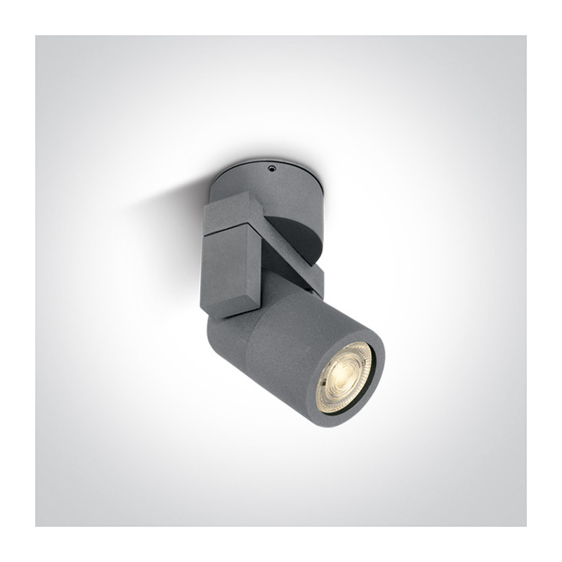 67164/G szara oprawa sufitowa 35W MR16 GU10