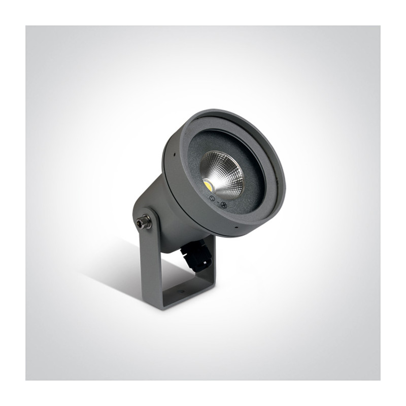 67196B/AN/W lampa ogrodowa  w kolorze antracyt 6W LED 3000K IP65 kolec i nieściemnialny zasilacz LED w zestawie