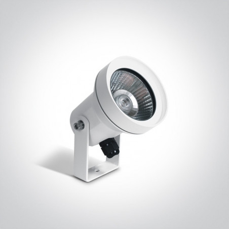 67196BG/W biała lampa ogrodowa 35W GU10 IP65 kolec w zestawie