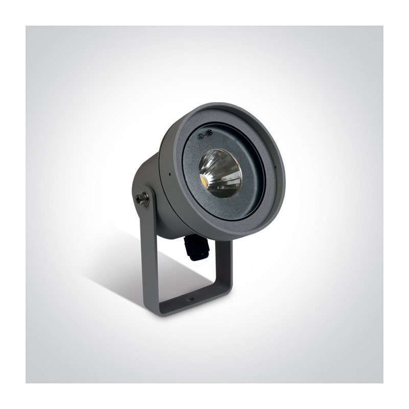 67196C/AN/W lampa ogrodowa w kolorze antracyt LED 3000K 9W IP65 kolec i nieściemnialny zasilacz LED w zestawie