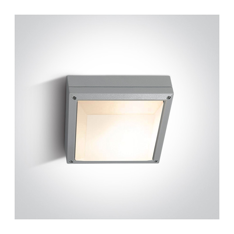 67210/G szary zewnętrzny plafon 2x20W E27 