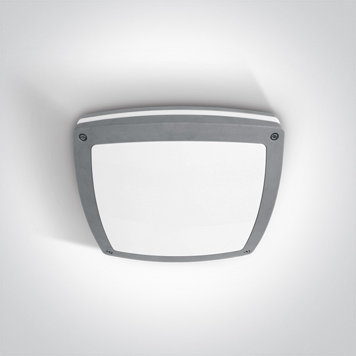 67216/G szary zewnętrzny plafon 2x20W E27 IP54   