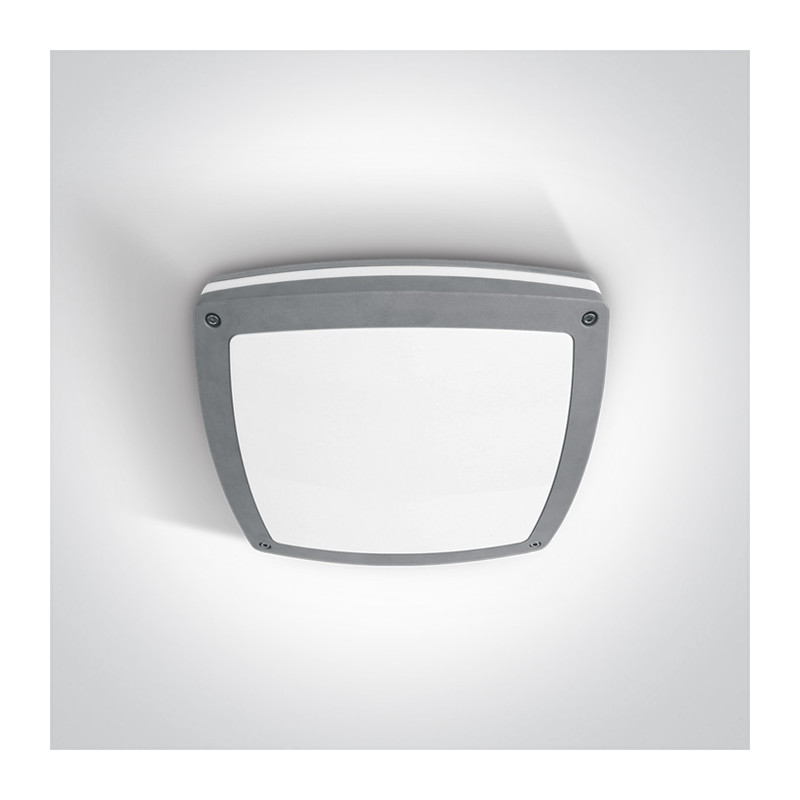 67216/G szary zewnętrzny plafon 2x20W E27 IP54   