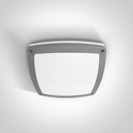 67216/G szary zewnętrzny plafon 2x20W E27 IP54   