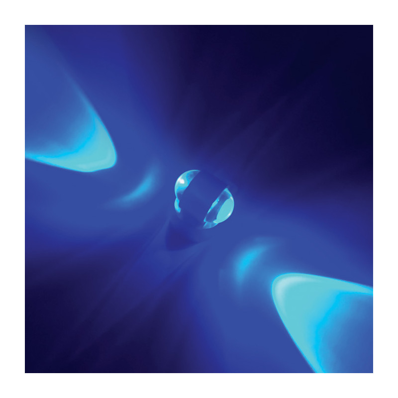 67274A/AL/BL aluminiowy zewnętrzny kinkiet o niebieskiej barwie światła 2x1W IP54 zasilacz w zestawie 