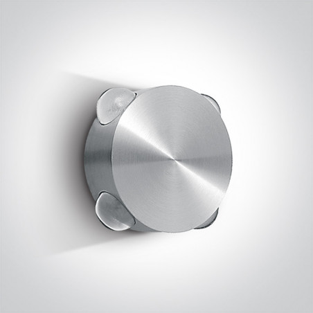 67274B/AL/W aluminiowy zewnętrzny kinkiet 3000K 4x1,5W IP54 zasilacz w zestawie