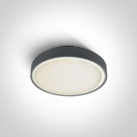67280N/AN/W plafon w kolorze antracyt LED 3000K 16W IP65 nieściemnialny zasilacz LED w zestawie 