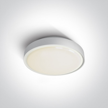 67280N/W/W biały plafon LED 3000K 16W IP65 nieściemnialny zasilacz LED w zestawie 
