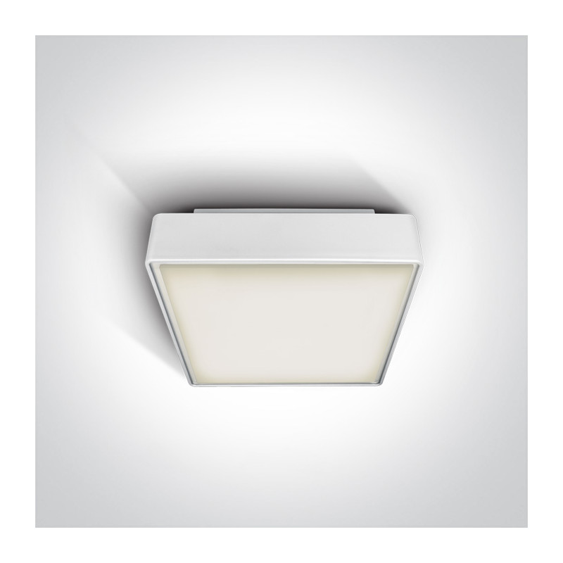 67282/W biały plafon E27 IP65 korpus ABS i klosz PC