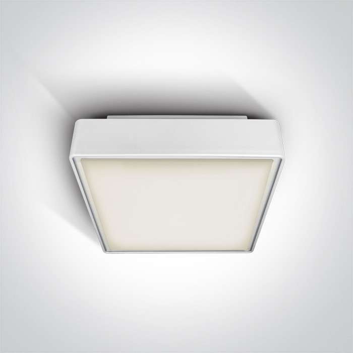 67282A/W biały plafon 2xE27 IP65 korpus ABS i klosz PC