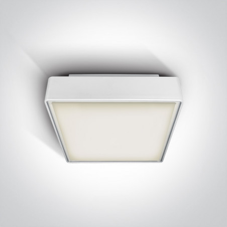 67282A/W biały plafon 2xE27 IP65 korpus ABS i klosz PC