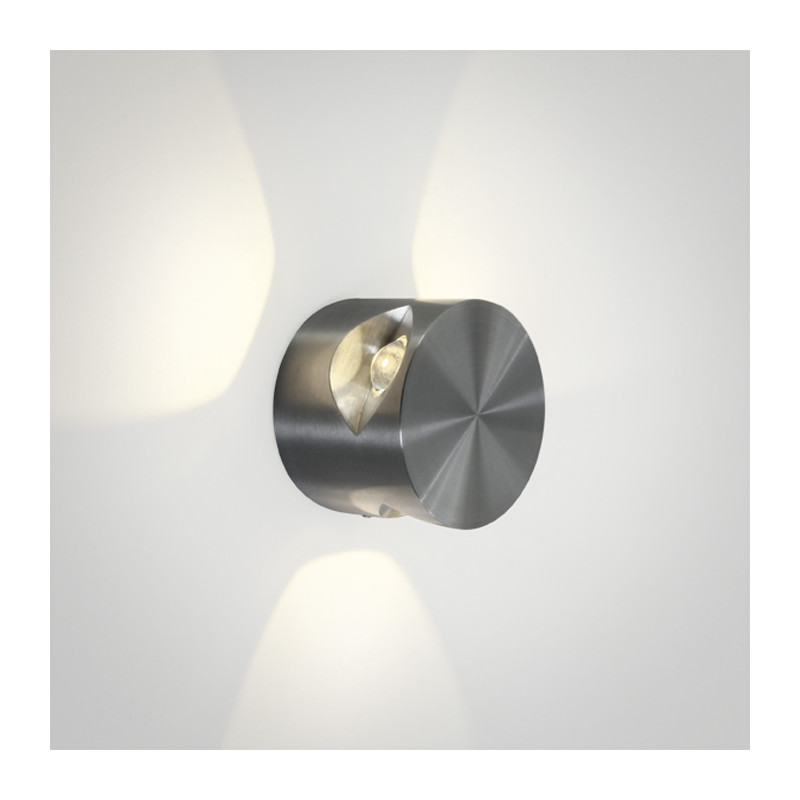 67298/AL/W oprawa ścienna aluminiowa 3000K 3x3W IP54 zasilacz w zestawie 