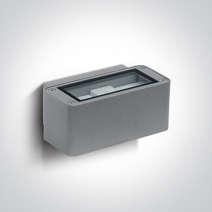 67342/G/W szary kinkiet LED 3000K 4x3W IP54 zasilacz w zestawie    