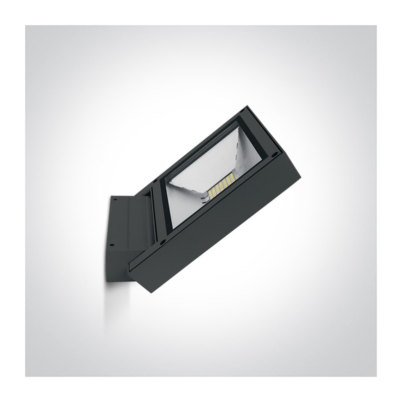 67346/AN/W oprawa ścienna w kolorze antracyt LED 3000K 12W IP65 zasilacz w zestawie    