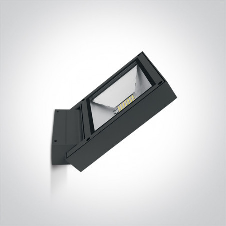 67346/AN/W oprawa ścienna w kolorze antracyt LED 3000K 12W IP65 zasilacz w zestawie    